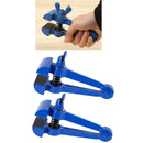 2Pcs Hand Held Hobby Mini Vise For Jewelry Making Tool - Blue A:120mm