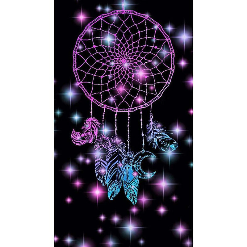 5D DIY Diamond Painting Dream Catcher Cross Stitch Embroidery Mosaic Kit (3