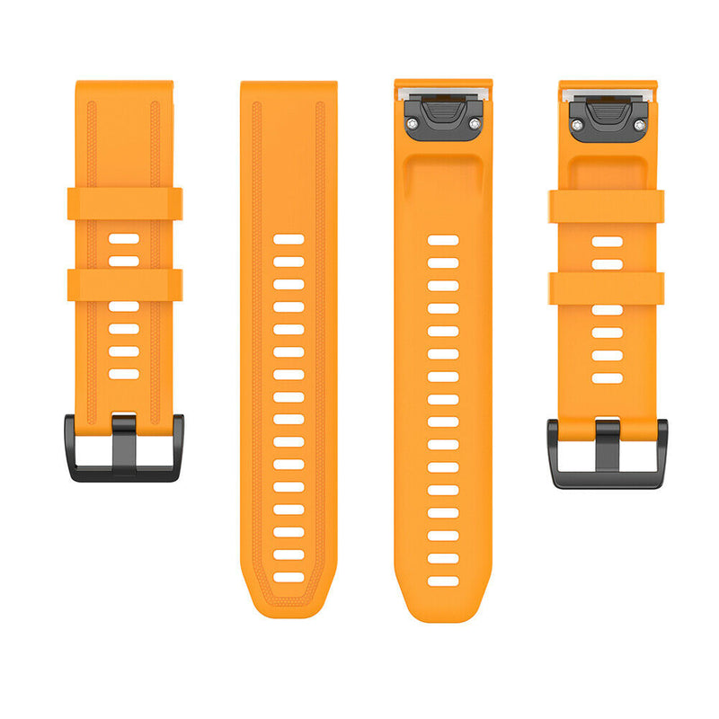 20mm Silicone Wrist Strap Quick Release Adjustable Sports Watch Band for Fenix