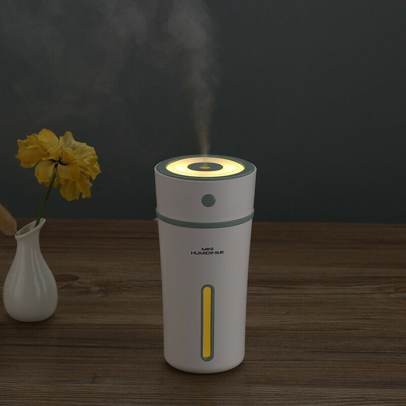 300ML Capacity Night Light Air Humidifier Household Ultrasonic Air HumidifieA8M4