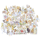 100pcs rabbits cardstock die cuts for scrapbooking happy planner/card makiME