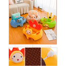 Colorful Baby Learning to Sit Seat Sofa Cover Chair Case No Liner (Frog)