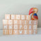 Beechwood Montessori Alphabet ABC Building Blocks Toddler Baby Grab Stacking