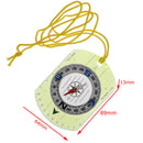1pc Outdoor Compass Baseplate Ruler Map Scale Compass Directional Cross-countr3C