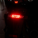 51 LED Motorcycle Rear Tail Stop Brake Turn Signal License Plate Light DRL La 3C