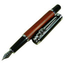 Jinhao 8802 woody Medium Nib Fountain Pen - Red+Black