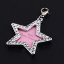 Dog Cat ID Tag Mini Anti Lost Zinc Alloy Pets Address Name Label Collar