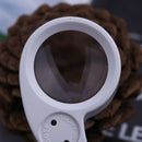 40x25mm Jewelry Jade Loupe Fold LED Pocket Magnifier Inspection gift box Di