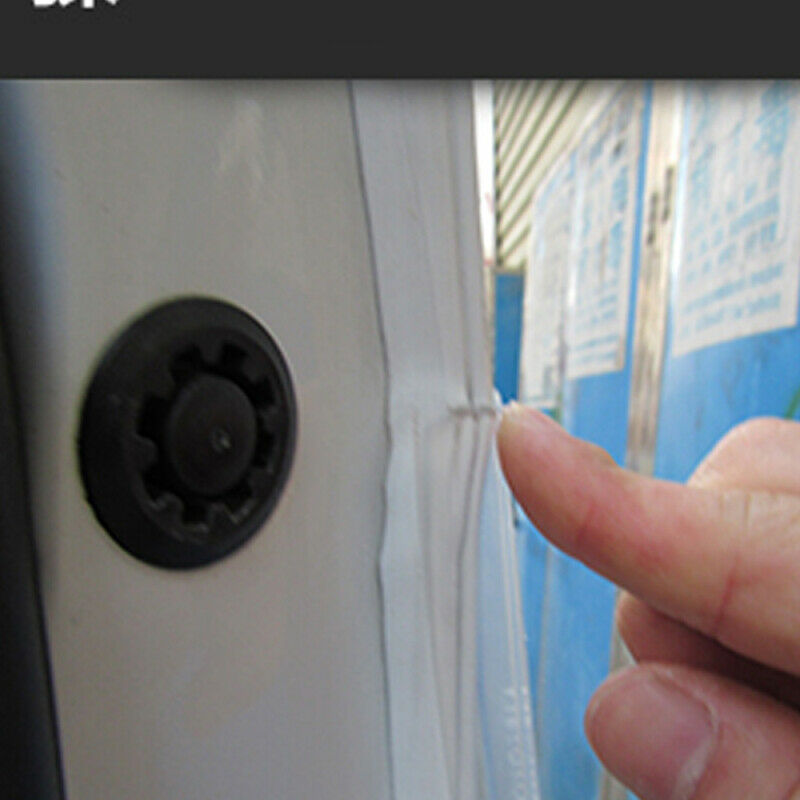 8PCS Car Door Edge Guard Strip Scratch Protector Transparent Anti-collisio ELX