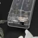 1.2M Rose Flower Fairy String Lights for Wedding Party Christmas