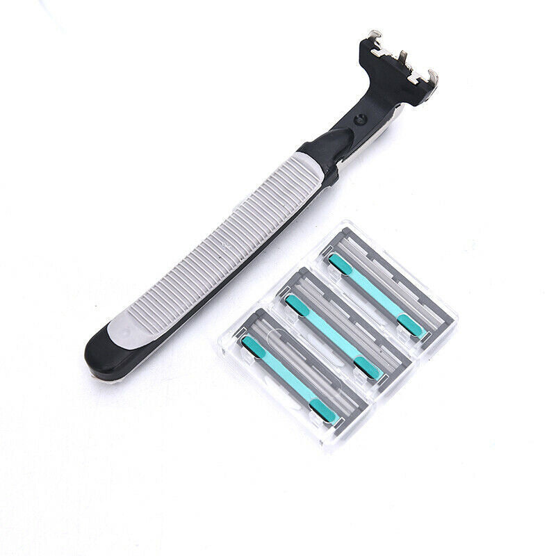 1 Razor Holder 30 Men Razor Blades Shaving Facial Care Men Shaving Blades Sha OZ