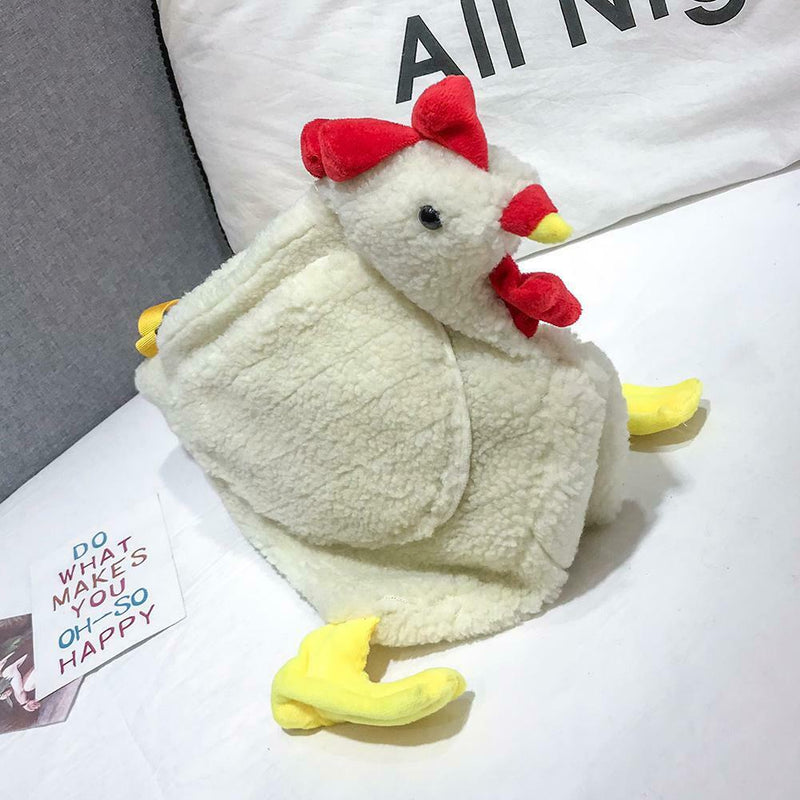 Women Crossbody Bag Cartoon Chicken Pattern Shoulder Bags Casual Accessories