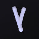 50Pcs Car Garden Home 6mm Plastic Y Piece Tube Pipe Hose Connector Joiner