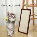 Pet Fish Sisal Cat Furniture Carpet Protector Scratch Mat Toys (Brown)