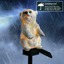 Solar Power LED Bear Colorful Lawn Light Outdoor Garden Yard Landscape Lamp