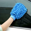 Car Auto Valeting Cleaning Large Absorbant Chenille Microfibre Wash Mitt Gloves
