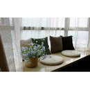 Eco-friendly Breathable Padded Knitted Seat Cushion Straw Futon Floor Pouf
