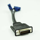 DMS-59 Pin to 2 Dual VGA 15 Pin Female Splitter Adapter Cable