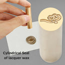 DIY Heart Cylindrical Seal Stamp Scrapbooking Sealing Wax Stamp (07)(S) A