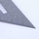 Metric Inch 90 Degree 45  Degree Square Triangle Ruler Measurement  Tools