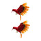 2pcs Artificial Feather Flying Bird Craft Taxidermy Home Art Decor Ornament