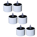 Solar Power Windproof Candle Set of 6 for Outdoor Home Party Decoration