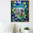 5D DIY Diamond Painting Full Drill Cross Stitch Kit Wall Art (Mushroom01)