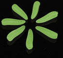 Creamy 1.6cm 0.4gSoft Plastic Fishing Lures Maggots Grubs Worms Baits BX