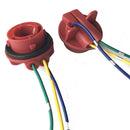 2pcs BAY15D 1157 Bulb Socket Lamp Holder with Wires for LED Car Brake Light A