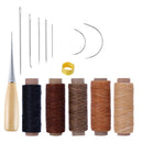 14 Leather Craft Punch Hand Stitching Carving Sewing Tool Thread Awl Thi ZUY