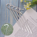 5 Pcs Alloy Tent Stakes Pegs Heavy Duty Nail Head 7.01inch Solid Steel Me npB3C