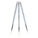 3 Sizes Nail Art Painting Brush Durable UV Gel Painting Liner Pen Nylon Hair