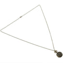 Round Quartz Pocket Watch Bronze Necklace Saudi number Hollow Flower O6E4