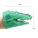 Soft vinyl TPR crocodile hand puppet animal head hand puppets kids Toys g ME