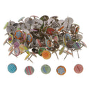 50 Pack Decorative Pushpins, Cork Board Tacks, Bulletin Board Tacks, Thumb Tack