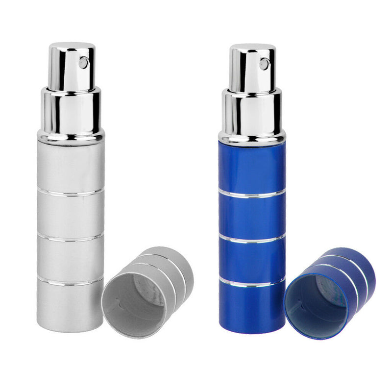 2 x Perfume Spray Vials Empty Scent Pump Container Bottle Atomizer Pot 10ml