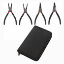 4pcs 7" Portable Internal External Retaining Clips Snap Ring Circlip Pliers #