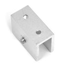 2Rectangular-Shape Glass Clamp Glass Shelf Clamp Clip w/ Screws S2M9