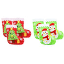 6 Set Snowmen Tree Stocking Felt Applique Kit Christmas Eve to Fill Presents