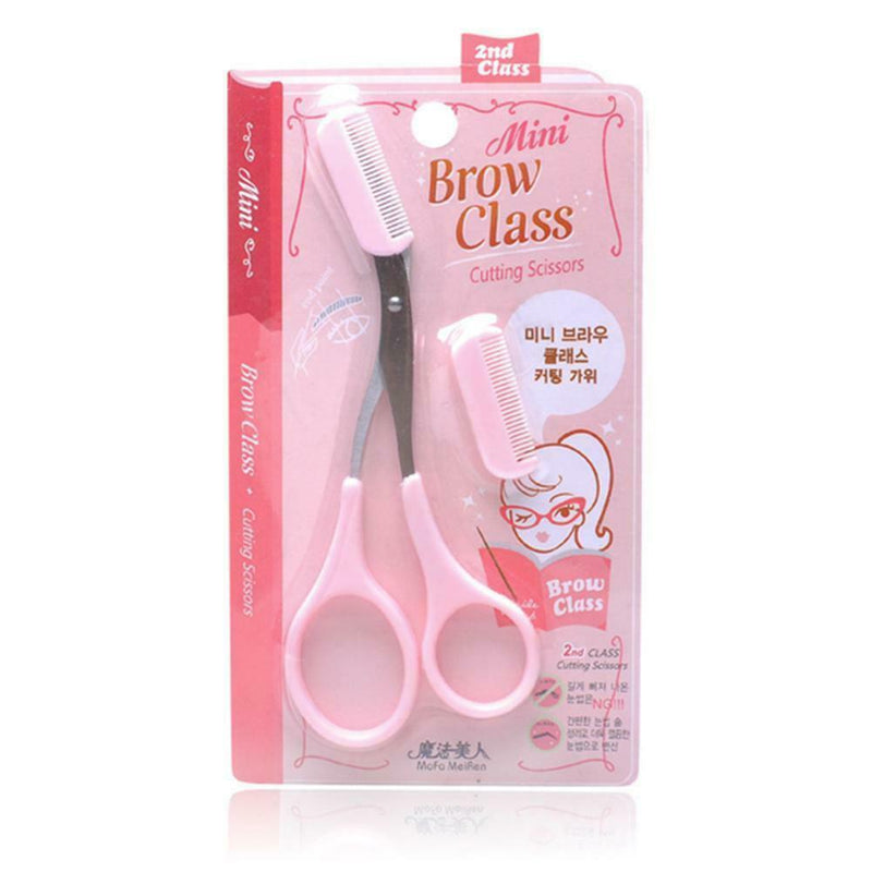 Stainless Steel, Eyebrow Scissors Eyebrow Scissors Hair Facial Makeup Tool X2W1