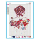 5D DIY Full Drill Diamond Painting Butterfly Beauty Cross Stitch Embroidery