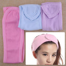 3pcs Soft Toweling Hair Band Exercise Wrap Headband Makeup SPA Salon Adjustable