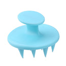 Pointed Tip Silicone Scalp Shampoo Massage Brush Head Acupoint Comb (Green)