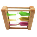 Wooden Sandglass Hourglass 1/3/5 Minute Sand Timer, Kitchen Cooking Dining Kids