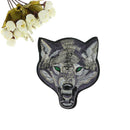 animal wolf head iron on patches sew-on embroidered patch motif appliqueTA