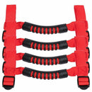 4 x Roll Bar Grab Handles Grip Handle For Jeep Wrangler YJ TJ JK JK JL JLU  X1R3