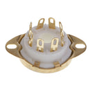 GZC8-Y-3-G Ceramic  PCB Mounting Tube Socket For KT88 EL346P6P 6N8P 6SN7