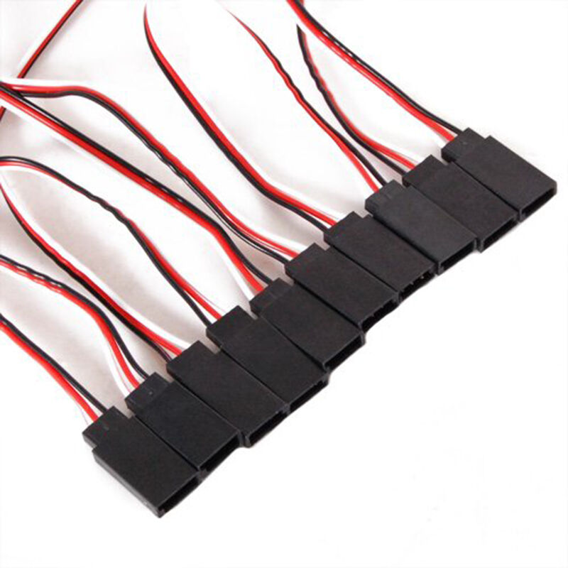 10*150mm 3Pin Servo Extension Lead Wire Cable Cord For Futaba JR Male To  D G7M9