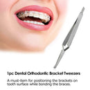 Dental Direct Bracket Holder Orthodontic Bonding Tweezers Instrument Serrat J4T4