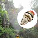1/2"Adjustable Mist Nozzle Brass Sprinkler Fogging Water HOT M9X6 Cooling S Z9A0